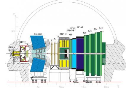Detektor LHCb - rys. z domeny publicznej