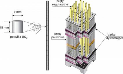 Pręty paliwowe reaktora PWR