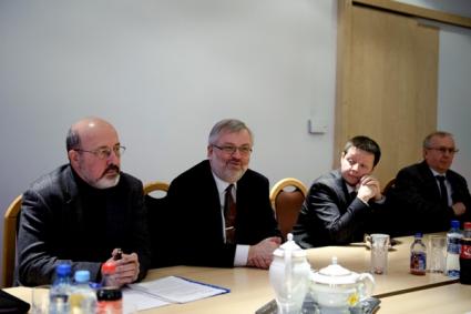 Prof. Jagielski i p. T. Jackowski z NCBJ w BBN